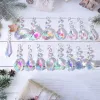 Decorazioni prisma suncatcher a sospensione cristalli di finestra cristalli arcobaleno feng shui ab colorato colorato ottagonale a foglia di acero a sospensione giardino arredamento per la casa