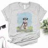 T-shirty Schnaudzer Tshirt damskie anime T-shirt damski funt street Clothingl2404