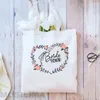 Evening Bags Fashion Shopping Bag Bridal Bachelorette Party Team Bride Wedding Gift Canvas Tote Shoulder Reusable Eco 35 40CM IHVN