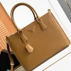 Högkvalitativ 10A Saffiano Leather Luxury Galleria Handbagskiller Bag designers Womens Shoulder Bags Woman Luxurys Handväskor 1BA906 1: 1 Tote Bag Women Portfölj