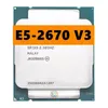 Version officielle du CPU XEON E5-2670V3 SR1XS X99 2,30 GHz 30m 12-cores E5 2670 E5-2670 V3 LGA2011-3 Processeur E5 2670V3 CPU 240410