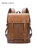 Backpack Backpacks Backpacks Sacos de laptop para homens Viagem Duffle Bag Carry On Luggage Leather School College Students