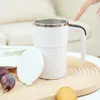 Coffee de cafeteira xícara térmica com tampa de copos de café da manhã original Medição de temperatura inteligente Mistura automática magnética