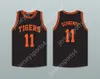 Custom Nay Name Youth/Kids Detlef Schrempf 11 Centralia High School Tigers Black Basketball Jersey 2トップステッチS-6XL