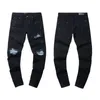 Homme de concepteur de jeans en jean jean skinny slim fit trou de luxe pantalon biker pantalon skinny pant de concepteur de pant