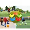 Fußballgeschwindigkeit Agility Leiter mit Fußball -Jonglag -Auxiliary Circling Training Belt Football Training Disc -Zapfen 240418