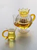 Wine Glasses Crown Flower Teapot Teacup Set English Afternoon Tea Autumn And Winter Fruit Rose Glass Mug Health Bubble