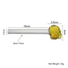 Smokpro czaszka miska głowa ręczna rurka rurowa - 13 cm palnik oleju / grubość 2 mm Pyrex Glass / 2,5 cm duża czaszka