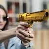 Gun Toys 2024.Childrens Toy Pistol Gold Desert Eagle Soft Bullet Gun M1911 Pistol Childrens Toy Gun T240428