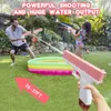 Gun Toys Electric Water Gun Toy Automatic Squirt Guns for Adults Kids Kinderen Zomer Zwembad feest Beach Outdoor Activiteit T240428