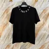 T-Shirt Womens designer clothes womens clothes Woman Shirts Clothing Women Tops Crop Top Tee Short Sleeve Letter Print Fashion Summer Pullover Female Black Rock