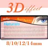 Navina Knot 3D Volume Extension des cils bundles lashs naturels individuels de vision individuelle effet False Faux Cilias1052660