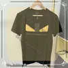 メンズTシャツフェンディンTシャツ男レディースフィンディティストシャツ半袖の夏のシャツの男性ゆるいティーリトルモンスターデビルズアイプリントフェンディTシャツ878