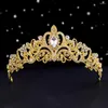 Clips de cheveux marocains de mariage de mariage bijoux coiffure luxe princesse couronne pour filles accessoires à la main