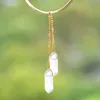 Tuindecoraties maan zonnecatcher auto kristal hanger hangend prisma clear quartz reiki genezing kristal zon catcher ornament huis en tuindecoratie