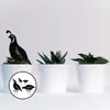 Dekoracje ogrodowe żelaza odlewana stawka zwierząt statua przepiórka rodzinna dekoracje black metalowa sylwetka Ptak dekoracja trawnika