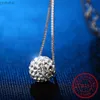 Hangende kettingen glanzende en authentieke Oostenrijkse kristallen ball Water diamant hanger ketting 2019 mode 925 sterling zilveren ketting dames zn002wx