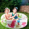 Inflatable Baby Swimming Pool Foldable Portable Child Outdoor Ocean Ball Game Fence Playroom Cartoon Dinosaur Inflatable Bathtub 240417