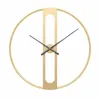 Wandklokken Noordse metalen Retro Iron Round Face Grote Buiten Garden Clock Home Decoratie