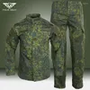 Herren-Trailsuiten Frühling Herbst Cargo Sets Männer im Freien im Freien mit mehreren Tischtätigkeiten-Resistante Jacken Armee Straight Hosen 2 PCs Anzüge atmungsaktiven Kampf