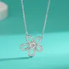 D VVS1 Gioielli di diamante Moissanite Set per donne 925 Sterling Sterling 18K Pendente a pendente a pendente a pendente Deni di orecchini