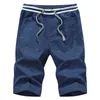 Pantaloncini da uomo pantaloncini da uomo Summer slim mast pantaloni tagliati a gamba dritta pantaloni e pantaloncini casual j240429