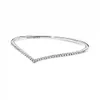 Authentischer 925 Sterling Silber Glitter Wish Wish Armband Transparent CZ für den Valentinstag geeignet für modische Anhänger -Armbandschmuck 597837Cz geeignet