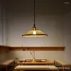 Kronleuchter Chinesisches Bambus Restaurant Kronleuchter Wohnzimmer Schlafzimmer Tee Bar Hängende Lampe Kreative Südostasien Zen LED -Lampen