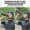 Rockbros Water Bottle 750 ml Cycling Drink Outdoor Sports Travel Leisure Portable Kettle Drinkware 240419