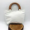 Bamboo en hout handtas handgemaakte literaire gewone tas blanco tas productie van literaire en artistieke verse hanfu accessoires stoffen tas