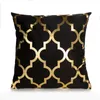 Copertura del cuscino geometrico divano decorativo cuscino bianco divano golden designer 45x45 240428