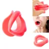 Siliconen rubberen gezicht slankere oefening mondstuk spier anti rimpel lip trainer mond massager oefener mondstuk gezichtszorg