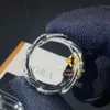 GRA Certyfikaty Pass Tester Diamond Białe złoto Plaked 925 Srebrny hip hop VVS Moissanite Cuban Ring Man Prezent