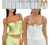 Serbatoi femminili 2024 Floreale floreale Floral Solid Halter Butterfly Halter Top