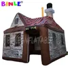 pub gonflable avec Chimney Mothable House Tent Party Bar pour les divertissements en plein air