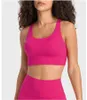 Outfit da yoga femminile Supporto medio di energia Longline BRA Sude-traspirante Bras a croce di allenamento traspirante con tazze rimovibili