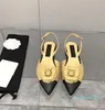 Дизайнер -Мода для весенней обуви женщин в плоских французских сандалиях овчины