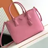 Högkvalitativ 10A Saffiano Leather Luxury Galleria Handbagskiller Bag designers Womens Shoulder Bags Woman Luxurys Handväskor 1BA906 1: 1 Tote Bag Women Portfölj
