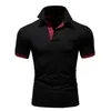 Polo Men Men Summer Stritching Mens Shorts Sleeve Polo S-5XL Men Tee Shirt 240428