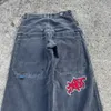 Jeans pour femmes Jnco Strt Style Hip Hop Big Pocket Pocket Extra Large Pants Pantal