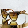 Designer Cat Eye Sunglasses pour les femmes à la mode polarisation des lunettes de soleil Classic Men Glêmes de soleil Fashion Color