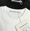 T-shirts pour hommes 260g Double Yarn Cotton Fabric en mousse Imprimé à manches courtes