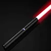 LED Light Sticks 79cm 7-färg 2-i-1 Metal Lightsaber Handhållen Laser Sword Multi-Color Lightsaber inklusive USB-laddning RGB Flash Sword T240428