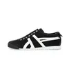 Top 2024 Tiger México 66 Homens Mulheres Sapatos Casuais Designer Runner Tênis Preto Branco Branco Amarelo Puro Prata Man Trainadores de Loafer Sports Tamanho 36-44 FF12SSF