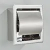 Set Badezimmer Toilettenpapierhalter 304 Edelstahl wasserdichtes Rollpapier Black Tissue Box Halter Badezimmer Hardwarezubehör