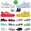 Großhandel Casual Schuhe Freizeitschuhe Sneaker Blau Dhgate Jugendleder Leder Run Schuhe Skate Plattform Designer Pink Männer Frauen des Chaussures Designer Schuh Schwarze Trainer