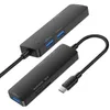 4-Port USB HUB 3.0 Ultra İnce Veri MacBook, Mac Pro/Mini, IMAC, Surface Pro, XPS, Notebook PC, USBC Hub için