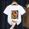 T-shirts 2024 Fun Oekraïense t-shirt Fun Boys and Girls T-shirt Childrens Anime Gift Presentatie Little Baby Harajuku kleding Straight Boatl2404