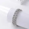 Hiphop Cuban Chain with Diamond Bracelets for Men and Women Personalized Trendy Handicrafts Feet Accessories Necklaces