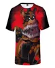 Летняя детская одежда 039s Пять ночей на 3D -футболке Freddy039S 5 Freddy Citpe Tops Boysgirls Kid039S Tshirt fnaf tee S3176617